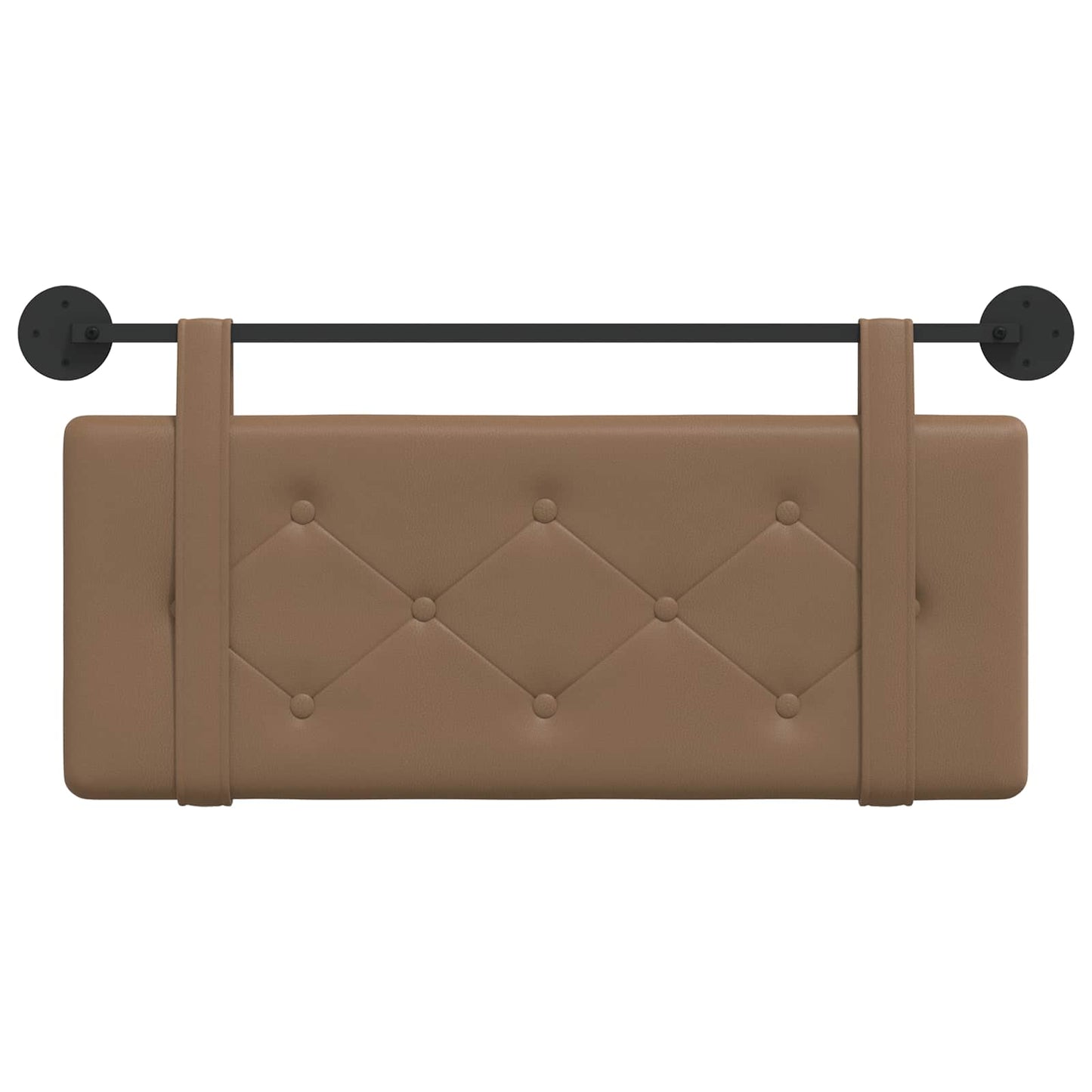 Testata appesa Cappuccino 100 cm Pelle Sintetica