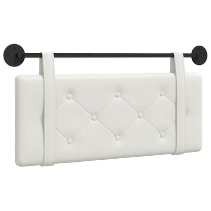 Testata appesa Bianco 110 x 55 x 5 cm Pelle Sintetica