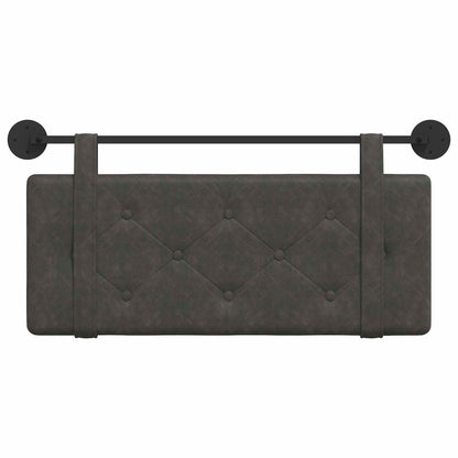 Testata appesa Montaggio a parete Nero 100 cm PU Antico