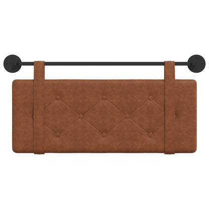 Testata appesa Montaggio a parete Marrone 100 cm PU Antico