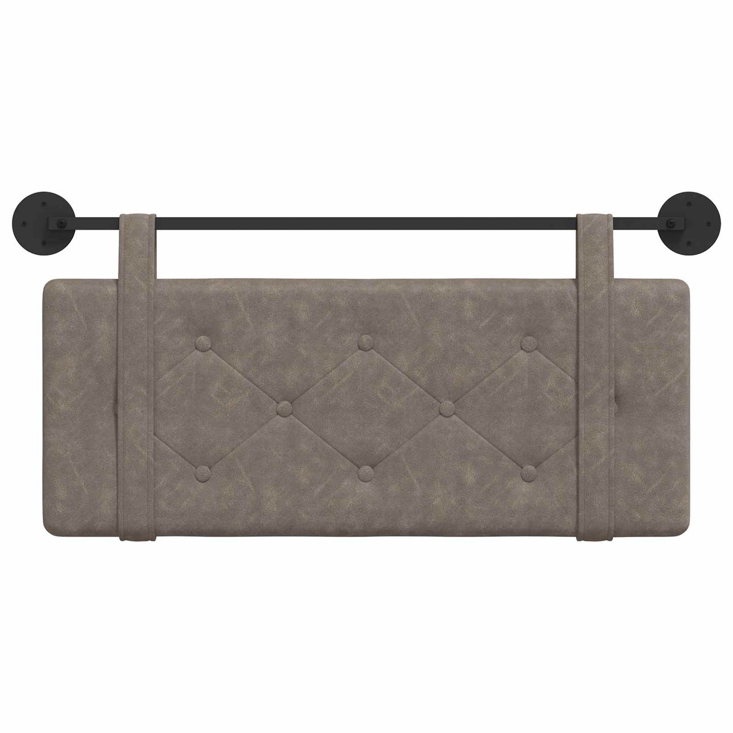 Testata appesa Montaggio a parete Grigio 100 cm PU Antico