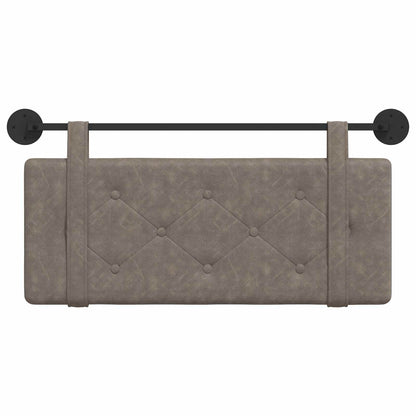 Testata appesa Montaggio a parete Grigio 100 cm PU Antico