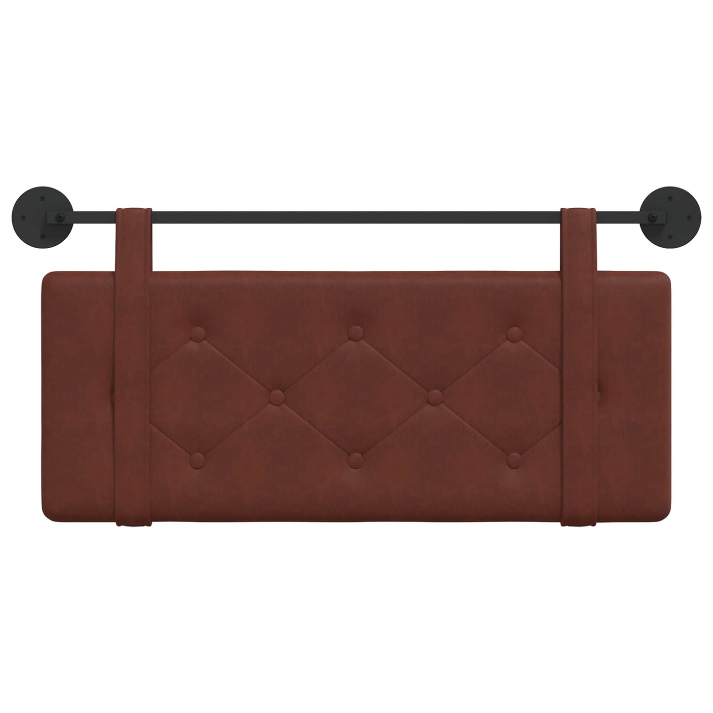 Testata appesa Marrone Lucido 100 cm PU Antico