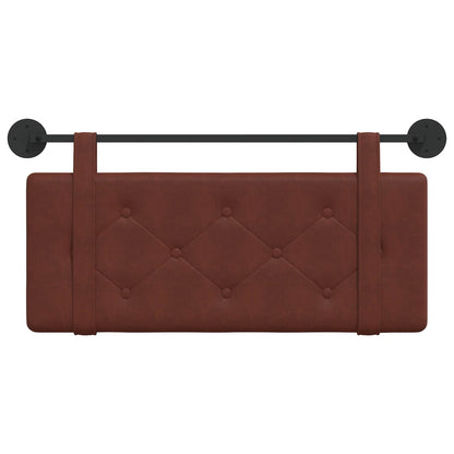 Testata appesa Marrone Lucido 100 cm PU Antico