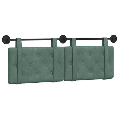 Testata appesa Verde Mare 150 x 55 x 5 cm Velluto