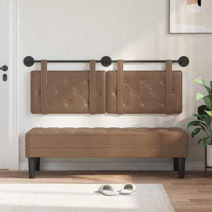 Testata appesa Cappuccino 150 x 55 x 5 cm Pelle Sintetica
