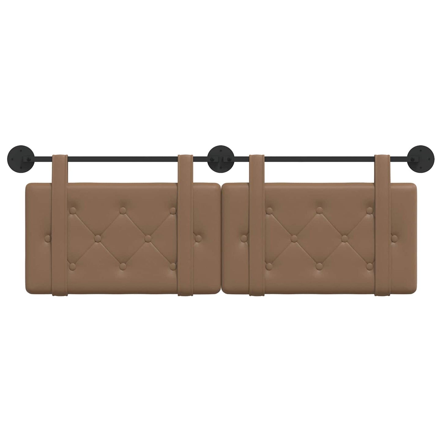 Testata appesa Cappuccino 150 x 55 x 5 cm Pelle Sintetica