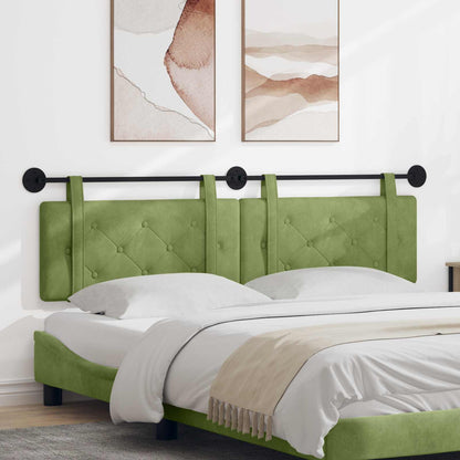 Testata appesa Verde chiaro 170 x 55 x 5 cm Velluto