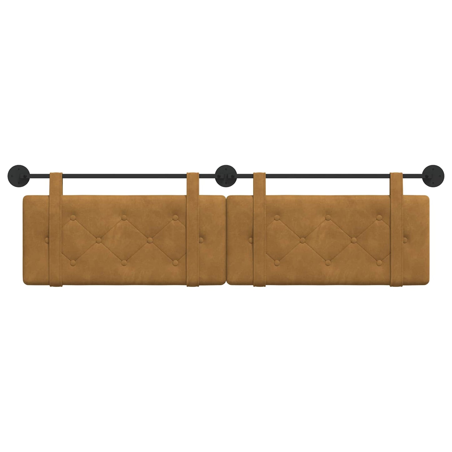 Testata appesa Marrone 170 x 55 x 5 cm Velluto
