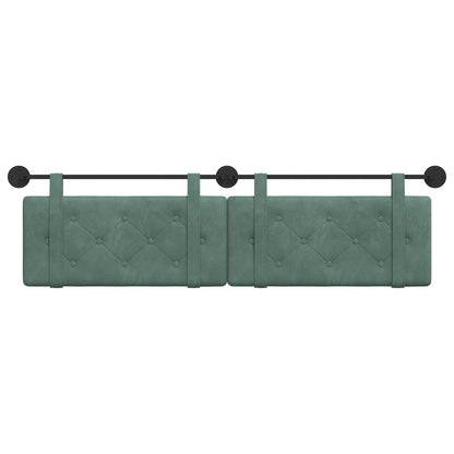 Testata appesa Verde Mare 170 x 55 x 5 cm Velluto