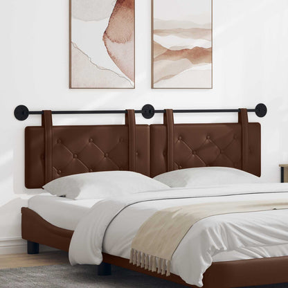 Testata appesa Marrone 170 x 55 x 5 cm Pelle Sintetica