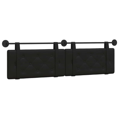 Testata appesa Nero 170 x 55 x 5 cm Pelle Sintetica
