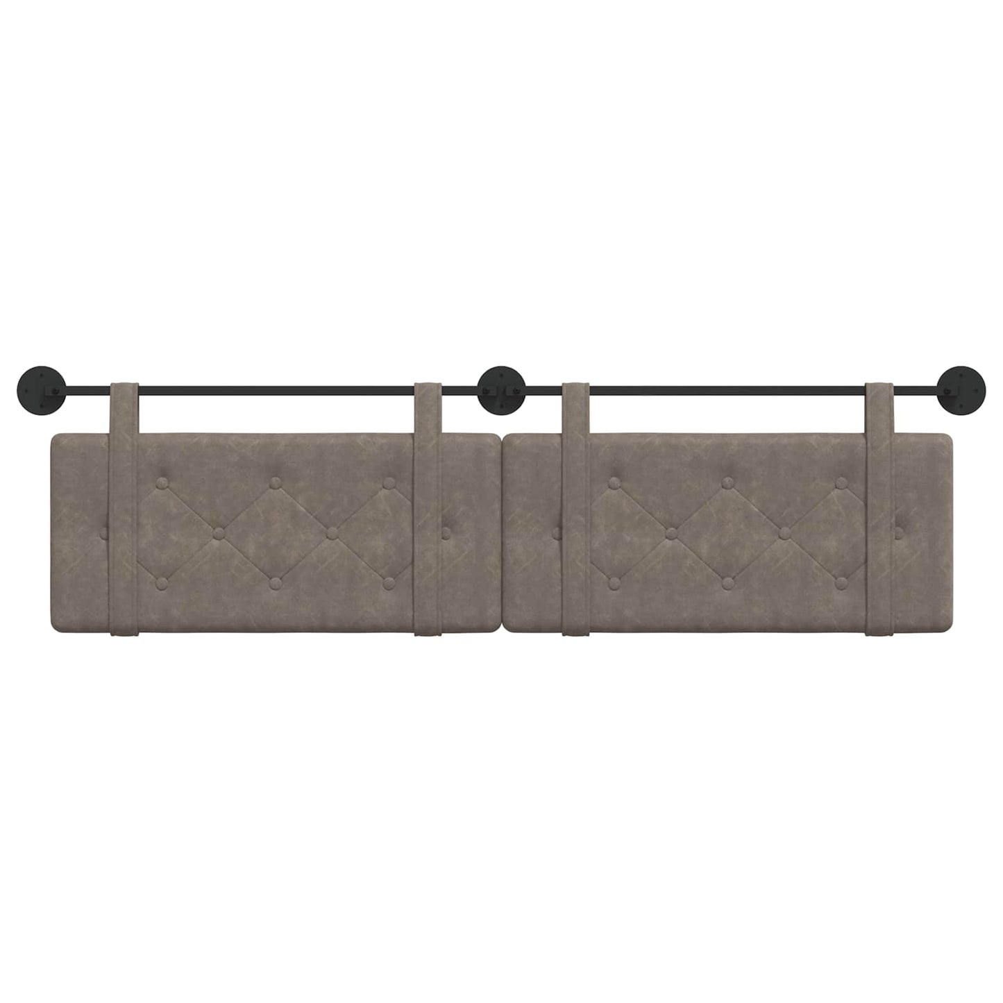 Testata appesa Grigio 170 x 55 x 5 cm PU Antico