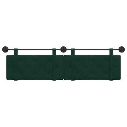 Testata appesa Verde Scuro 190 x 55 x 5 cm Velluto