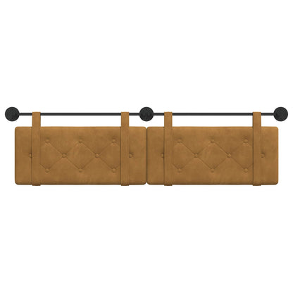 Testata appesa Marrone 190 x 55 x 5 cm Velluto