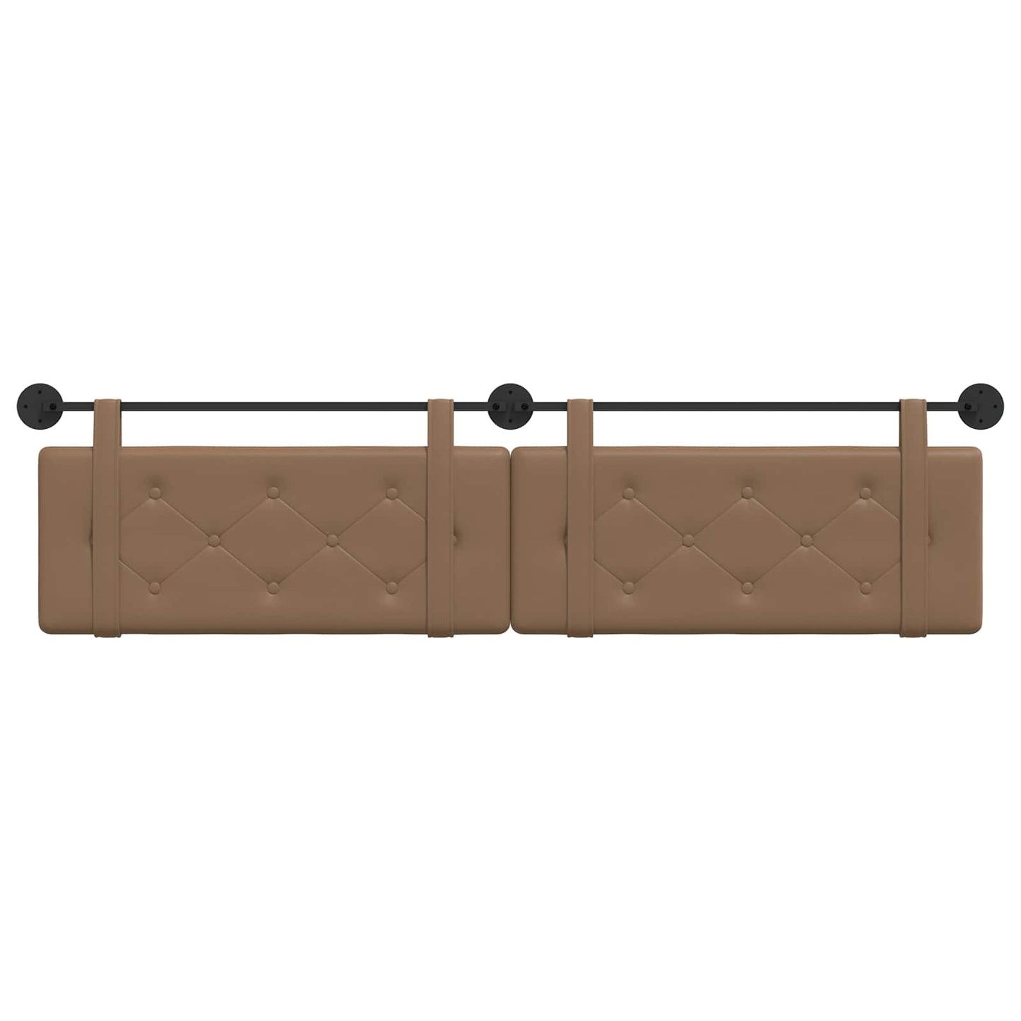 Testata appesa Cappuccino 210 x 55 x 5 cm Pelle Sintetica