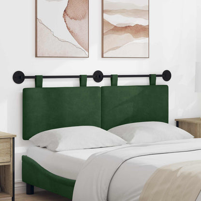 Testata appesa Verde Giungla 150 x 55 x 5 cm Tessuto in Cords