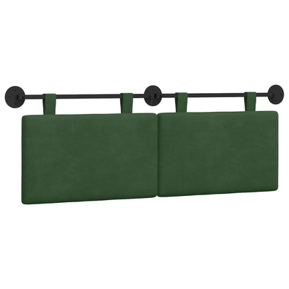 Testata appesa Verde Giungla 150 x 55 x 5 cm Tessuto in Cords