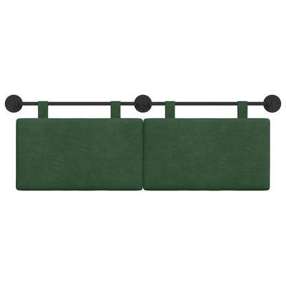 Testata appesa Verde Giungla 150 x 55 x 5 cm Tessuto in Cords