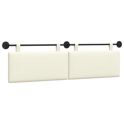 Testata appesa Crema 170 x 55 x 5 cm Tessuto in Cords
