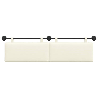 Testata appesa Crema 170 x 55 x 5 cm Tessuto in Cords