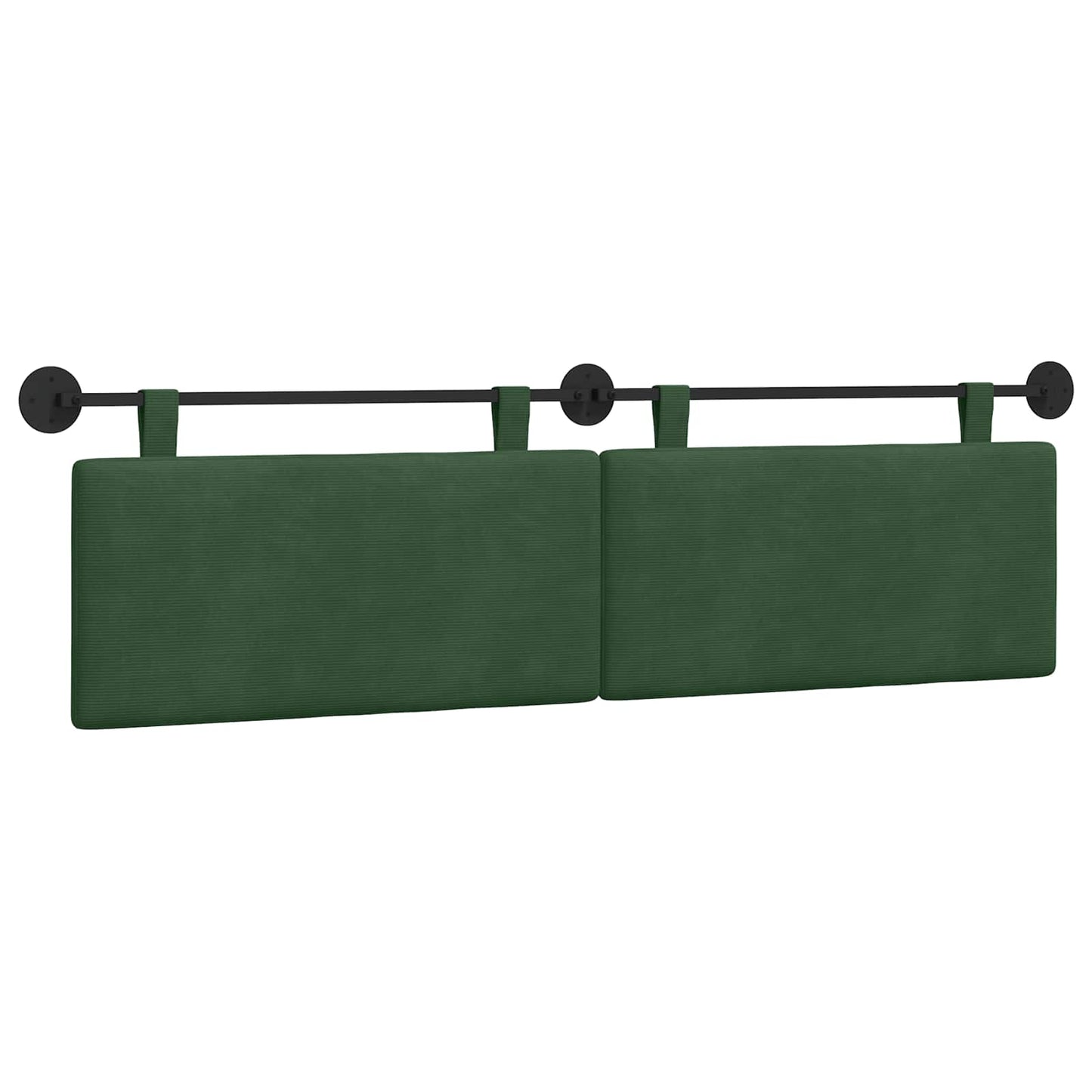 Testata appesa Verde Giungla 170 x 55 x 5 cm Tessuto in Cords