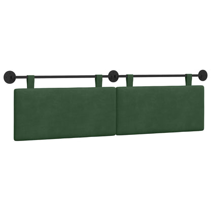 Testata appesa Verde Giungla 190 x 55 x 5 cm Tessuto in Cords