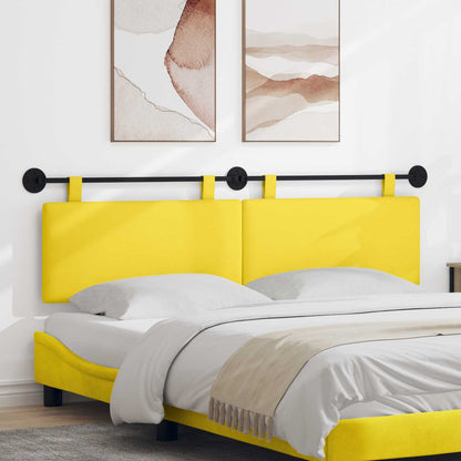 Testata appesa Giallo Chiaro 190 x 55 x 5 cm Tessuto in Cords