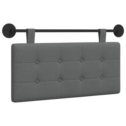 Testata appesa Grigio scuro 90 x 55 x 5 cm Tessuto