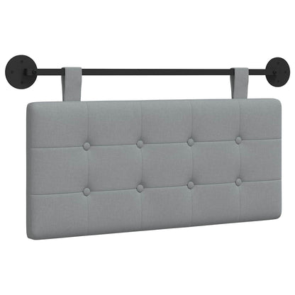 Testata appesa Grigio chiaro 100 x 55 x 5 cm Tessuto