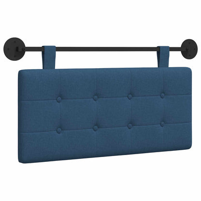 Testata appesa Montaggio a parete Blu 100 x 55 x 5 cm Tessuto