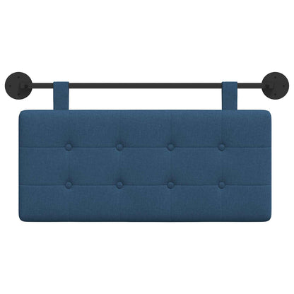 Testata appesa Montaggio a parete Blu 100 x 55 x 5 cm Tessuto
