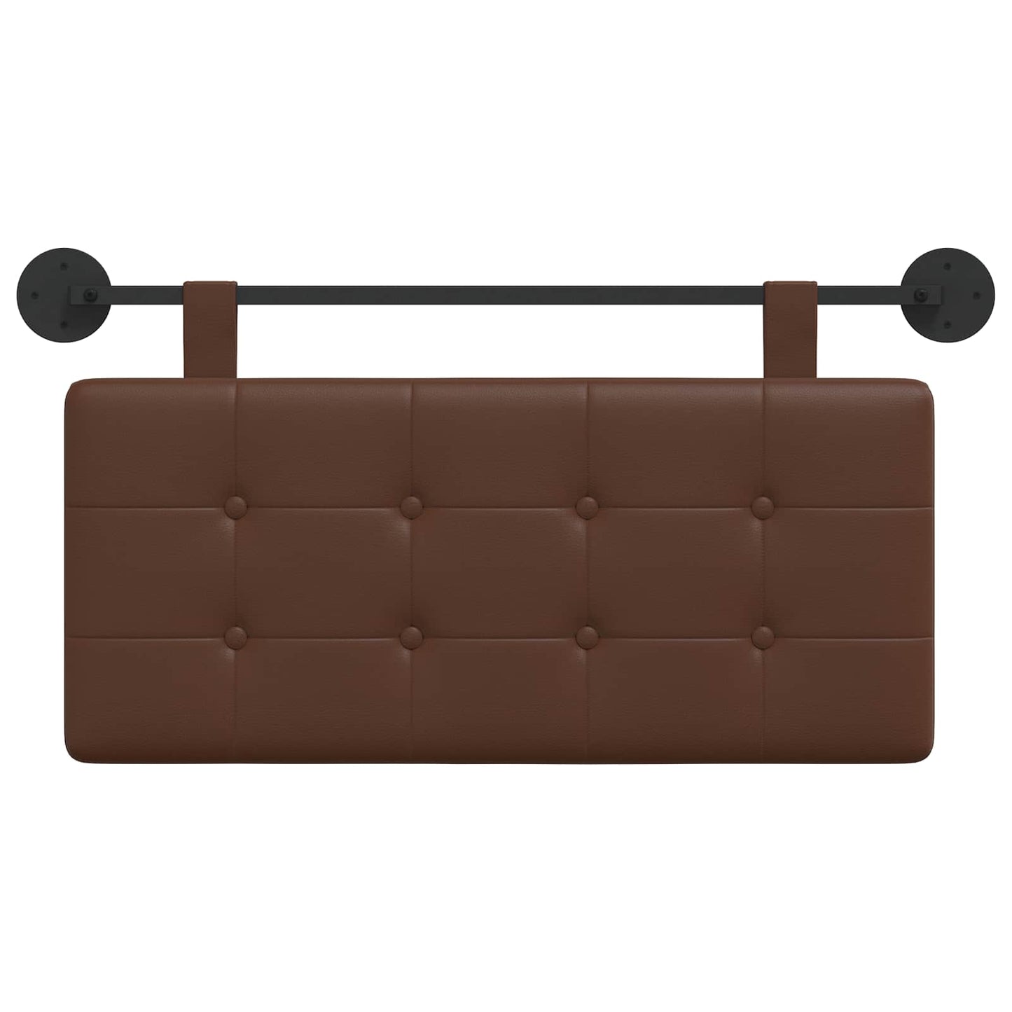 Testata appesa Marrone 100 x 55 x 5 cm Pelle Sintetica