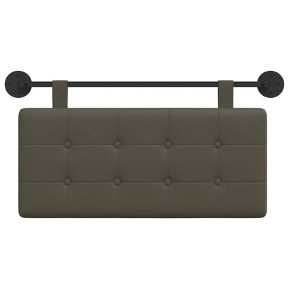 Testata appesa Grigio 100 x 55 x 5 cm Pelle Sintetica