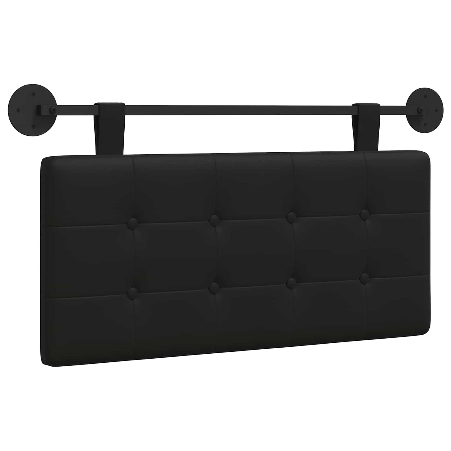 Testata appesa Nero 100 x 55 x 5 cm Pelle Sintetica