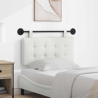 Testata appesa Bianco 100 x 55 x 5 cm Pelle Sintetica