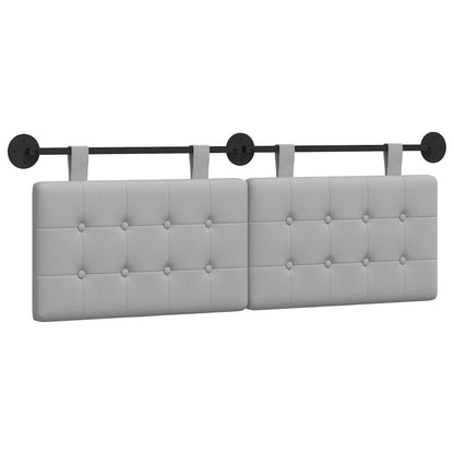 Testata appesa Grigio Nuvola 130 x 55 x 5 cm Tessuto