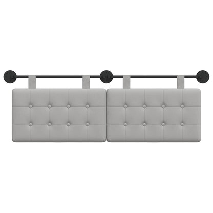 Testata appesa Grigio Nuvola 130 x 55 x 5 cm Tessuto