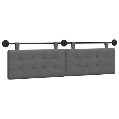 Testata appesa Grigio scuro 170 x 55 x 5 cm Tessuto
