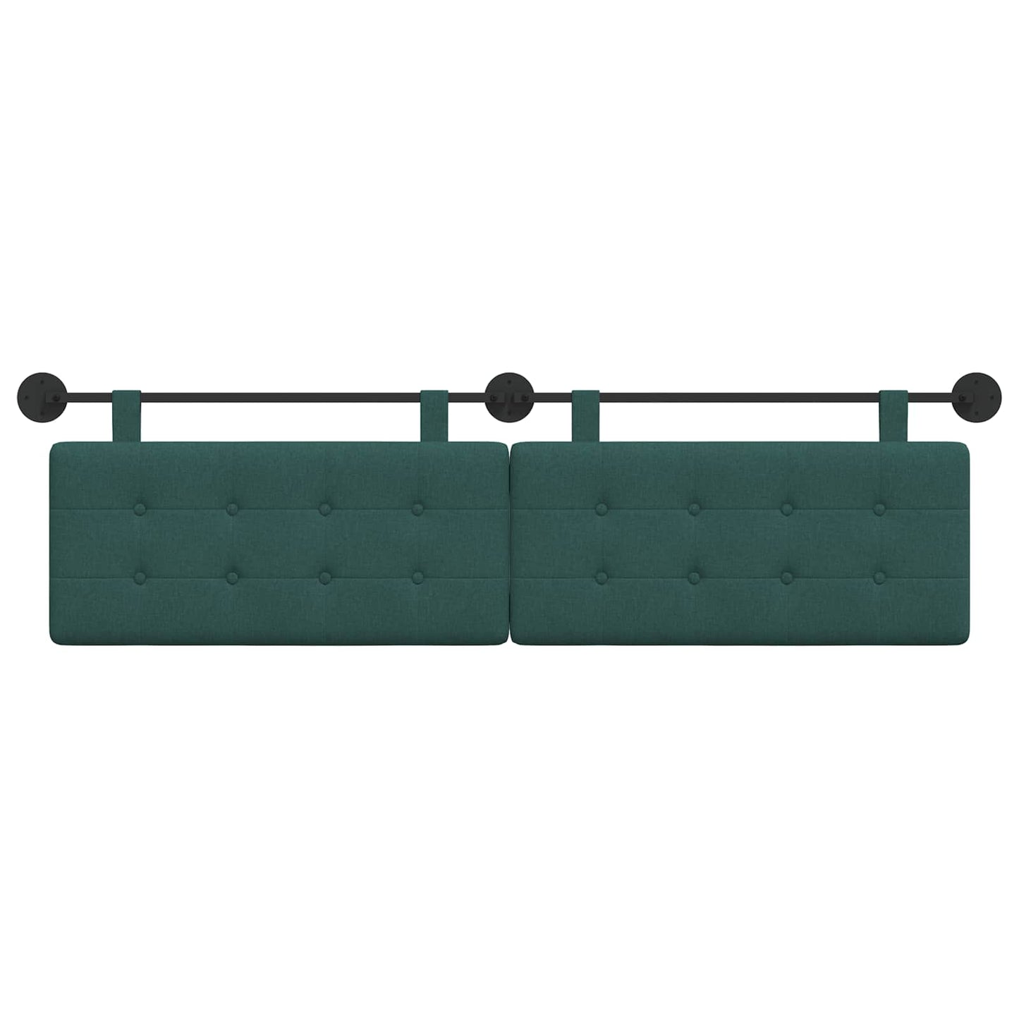 Testata appesa Verde Scuro 170 x 55 x 5 cm Tessuto