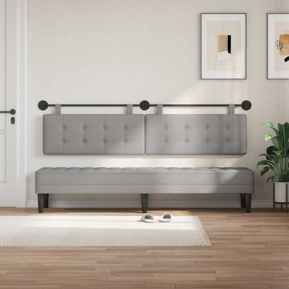 Testata appesa Grigio Nuvola 210 x 55 x 5 cm Tessuto