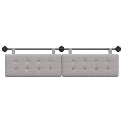 Testata appesa Grigio Nuvola 210 x 55 x 5 cm Tessuto