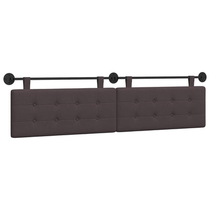 Testata appesa Marrone Scuro 210 x 55 x 5 cm Tessuto
