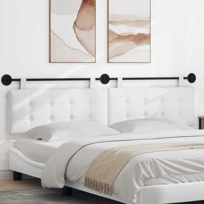 Testata appesa Bianco 210 x 55 x 5 cm Tessuto