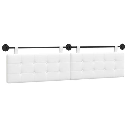 Testata appesa Bianco 210 x 55 x 5 cm Tessuto