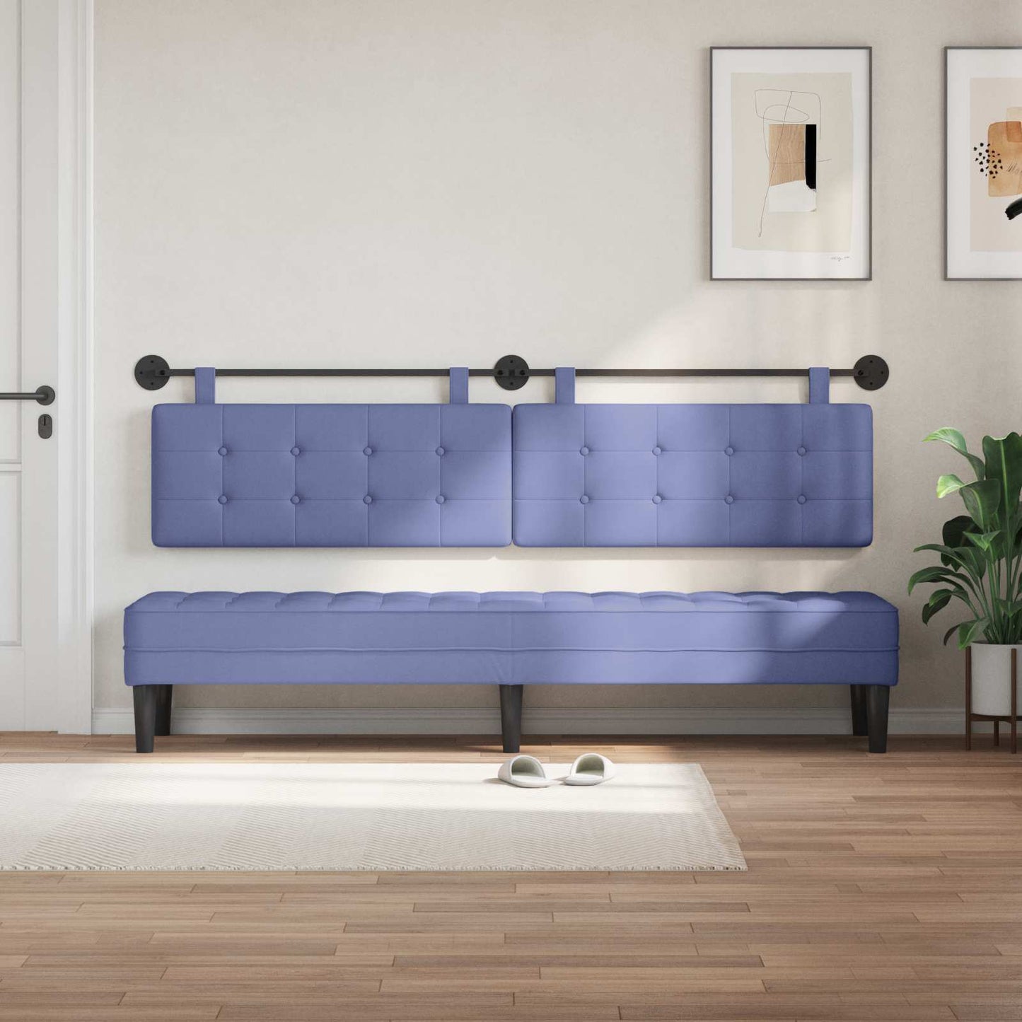 Testata appesa Blu jeans 210 x 55 x 5 cm Tessuto