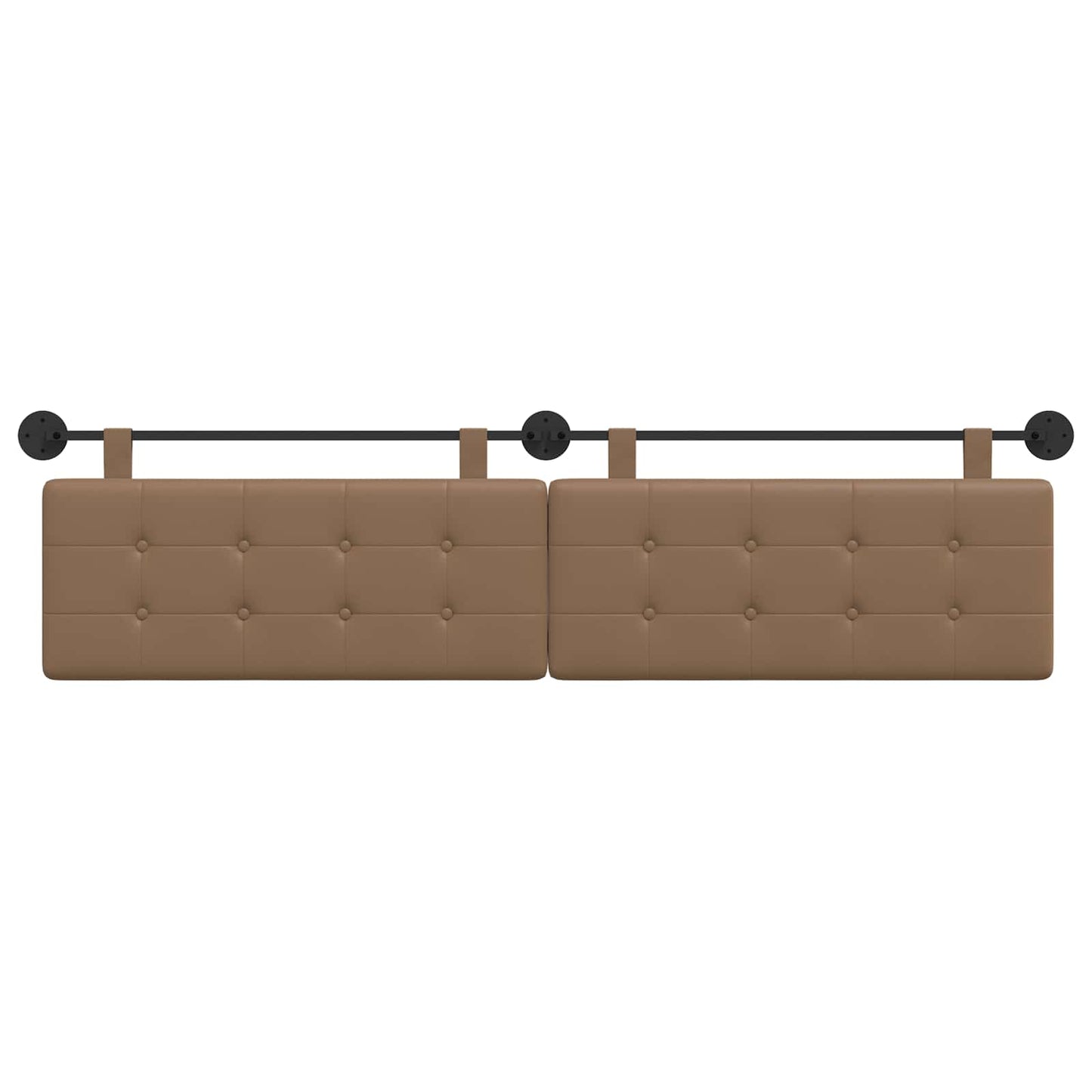 Testata appesa Cappuccino 210 x 55 x 5 cm Pelle Sintetica