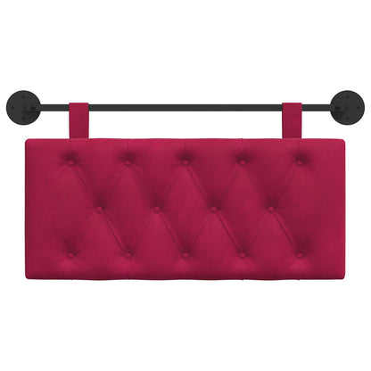 Testata appesa Rosso Vino 90 x 55 x 7 cm Velluto