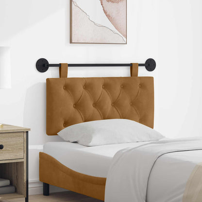 Testata appesa Marrone 90 x 55 x 7 cm Velluto