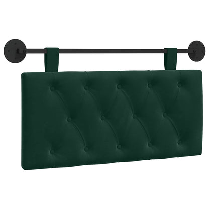 Testata appesa Verde Scuro 100 x 55 x 7 cm Velluto